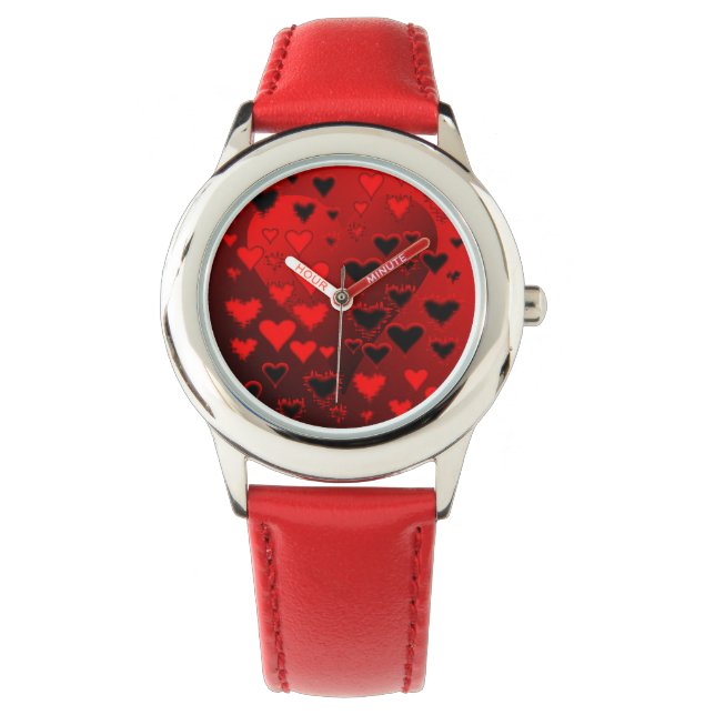 Reloj De Pulsera Corazones (Anverso)