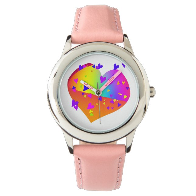Reloj De Pulsera Corazones (Anverso)
