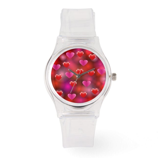 Reloj De Pulsera Corazones de San Valentín (Anverso)