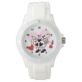 Reloj De Pulsera Corazones de vaca