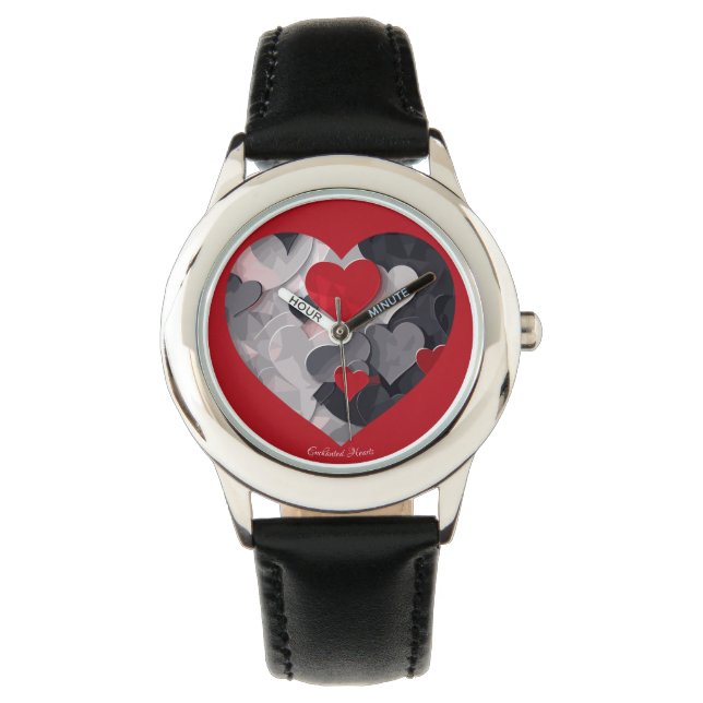 Reloj De Pulsera Corazones encantados (Anverso)