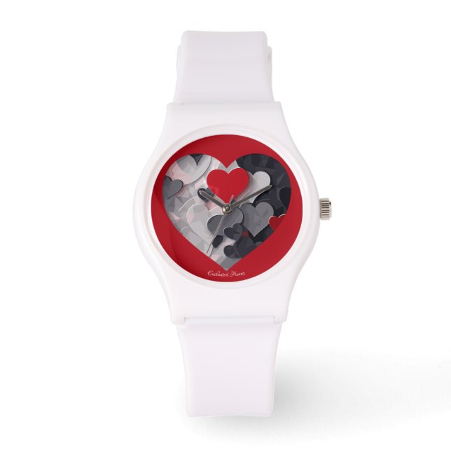 Reloj De Pulsera Corazones encantados (Anverso)