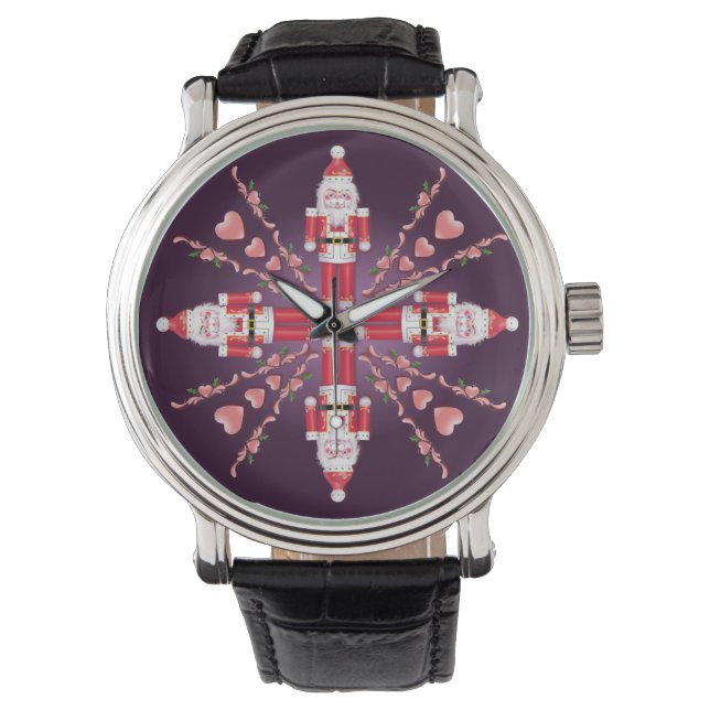 RELOJ DE PULSERA CORAZONES NUTCRACKER DE SHARON SHARPE (Anverso)