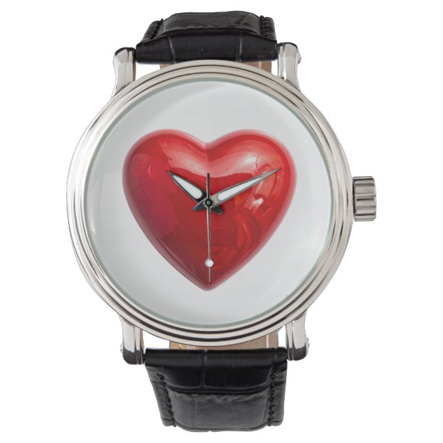 Reloj De Pulsera Corazones rojos (Anverso)