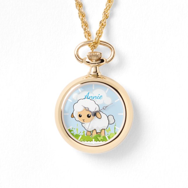 Reloj De Pulsera Cordero Pequeño Cutest (Anverso)