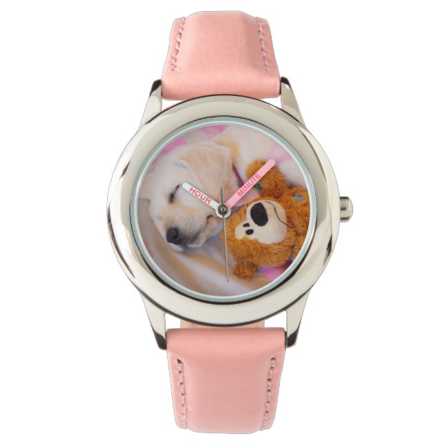 Reloj De Pulsera Cordones de cachorro 02 (Anverso)