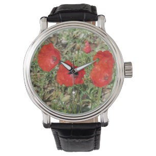 Reloj De Pulsera Corfu Red Poppies