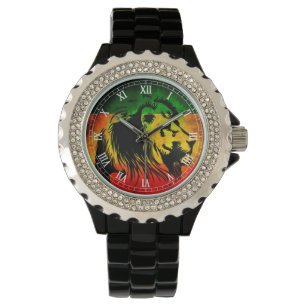 Reloj De Pulsera Cori Reith Rasta reggae lion
