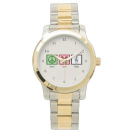 Reloj De Pulsera Coro de amor por la paz
