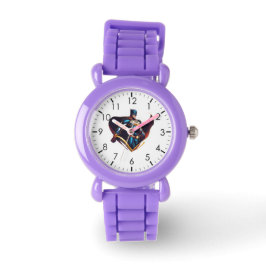 Reloj De Pulsera Correa de purpurina rojo para niños