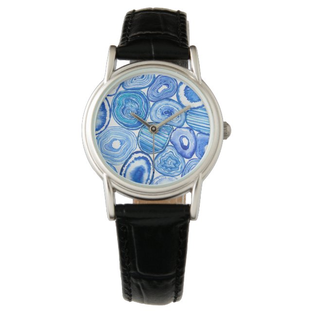 Reloj De Pulsera Cortes de agallas azules (Anverso)