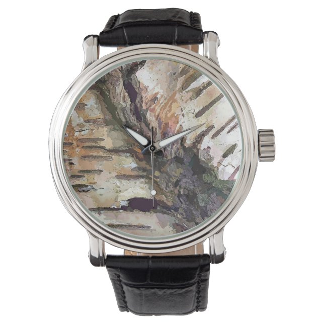 RELOJ DE PULSERA CORTEZA DE ABEDUL (Anverso)