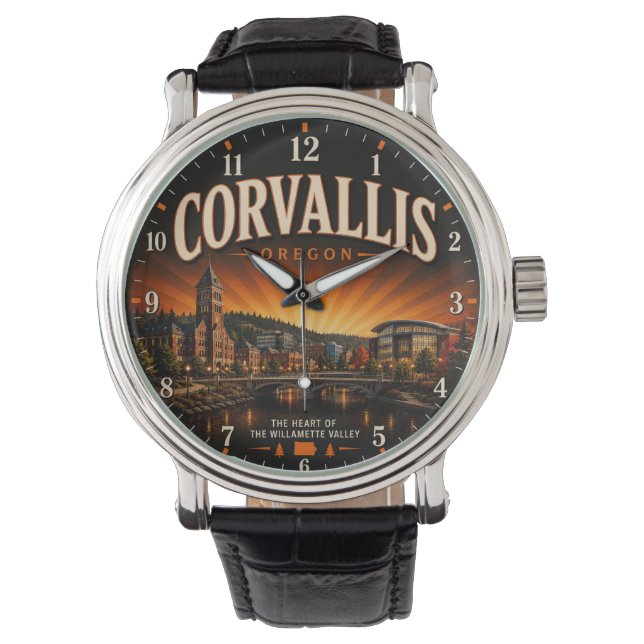 Reloj De Pulsera Corvallis Oregon (Anverso)