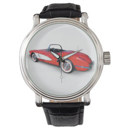 Reloj De Pulsera corvette roja retro 1960