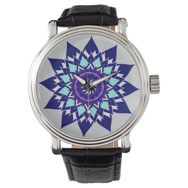 Reloj De Pulsera cosmos en blanco y negro (Anverso)