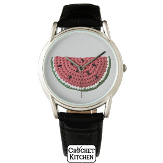 Reloj De Pulsera Cosmosa abuela minimalista Vibe Crochet Watermelon