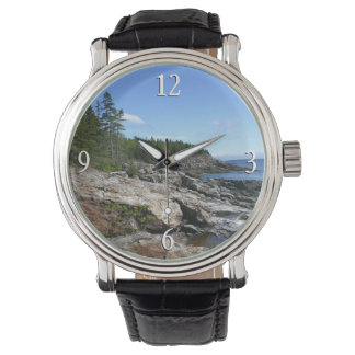 Reloj De Pulsera Costa de la isla Bar en el Parque Nacional Acadia