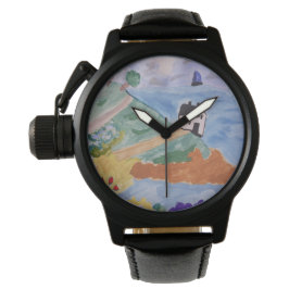Reloj De Pulsera Costa de Verano y Flores