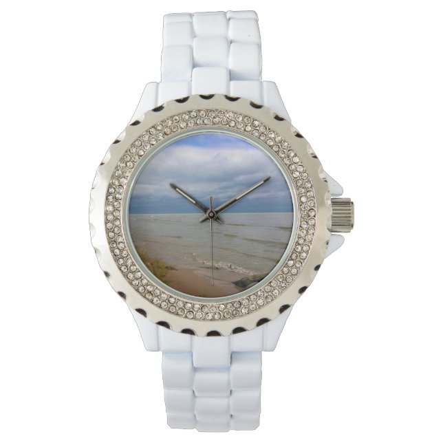 Reloj De Pulsera Costa del lago Michigan, Sheyboygan, Indias Occide (Anverso)