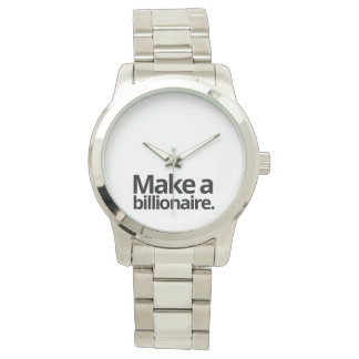 Reloj De Pulsera Cotización hacer multimillonario