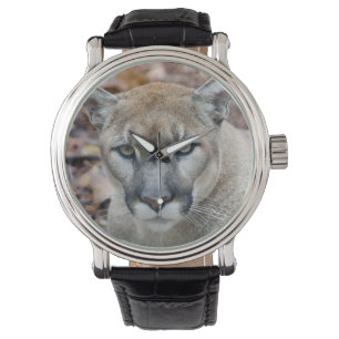 Reloj De Pulsera Cougar, león de montaña, pantera de Florida, Puma