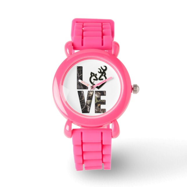 Reloj De Pulsera Country Camo Love Chica Watch (Anverso)