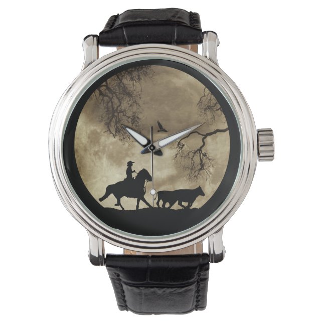 Reloj De Pulsera Country Western Cowboy (Anverso)