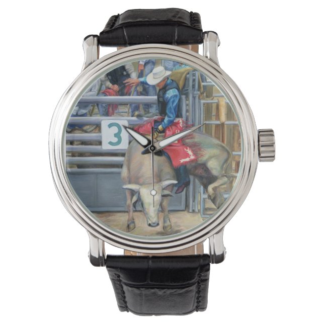 Reloj De Pulsera Cow Boy Ride (Anverso)