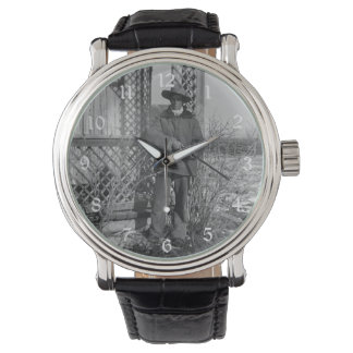 Reloj De Pulsera Cowboy Rancher de la antigua granja canadiense de 