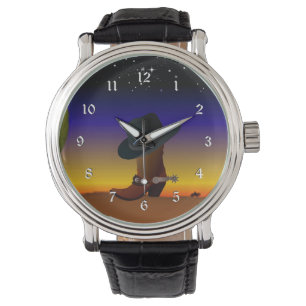 Reloj De Pulsera Cowboy Sunset