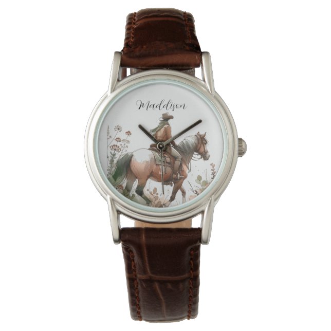 Reloj De Pulsera Cowgirl  (Anverso)
