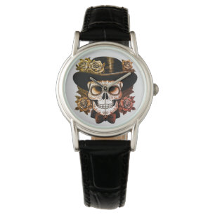 Reloj De Pulsera Cráneo de azúcar de Dapper