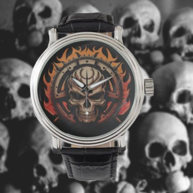 Reloj De Pulsera Cráneo de floración (Subido por el creador)