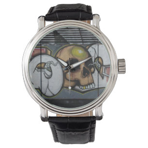 Reloj De Pulsera Cráneo de la pintada