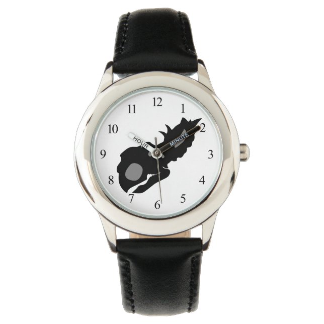 Reloj De Pulsera Cráneo de Pachyrhinosauro (Anverso)