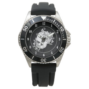 Reloj De Pulsera Cráneo floral