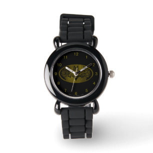 Reloj De Pulsera Cráneos del símbolo el de Batman en logotipo del