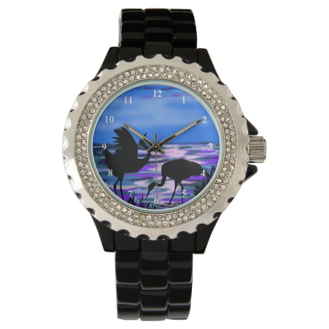 Reloj De Pulsera Cranes Bird Watch (Anverso)