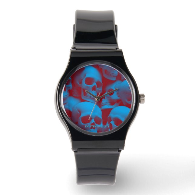 Reloj De Pulsera Cránulos LITE EXISTENCIALES 1b Cepa de silicona Un (Anverso)