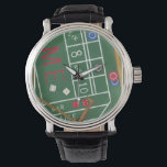 Reloj De Pulsera Craps de Casino con Chips y dados<br><div class="desc">Asegúrate de que Lady Luck esté de tu lado con esta pintura de una mesa de candados de Chariklia Zarris. Los dados han sido lanzados y están siendo recolectados,  junto con cualquier apuesta perdedora. ¡Pon esta acción impresa en tu muro hoy!</div>