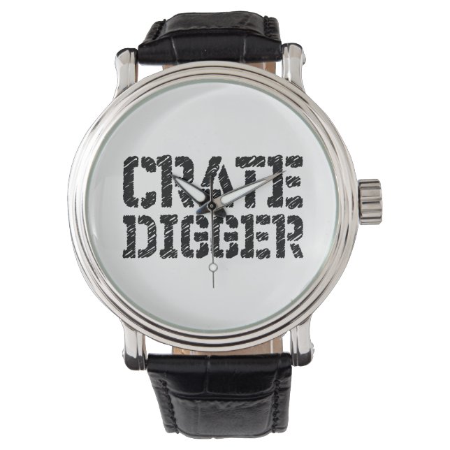 Reloj De Pulsera Crate Digger (Anverso)
