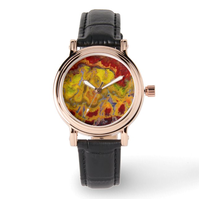 Reloj De Pulsera Crayola Jasper rojo (Anverso)