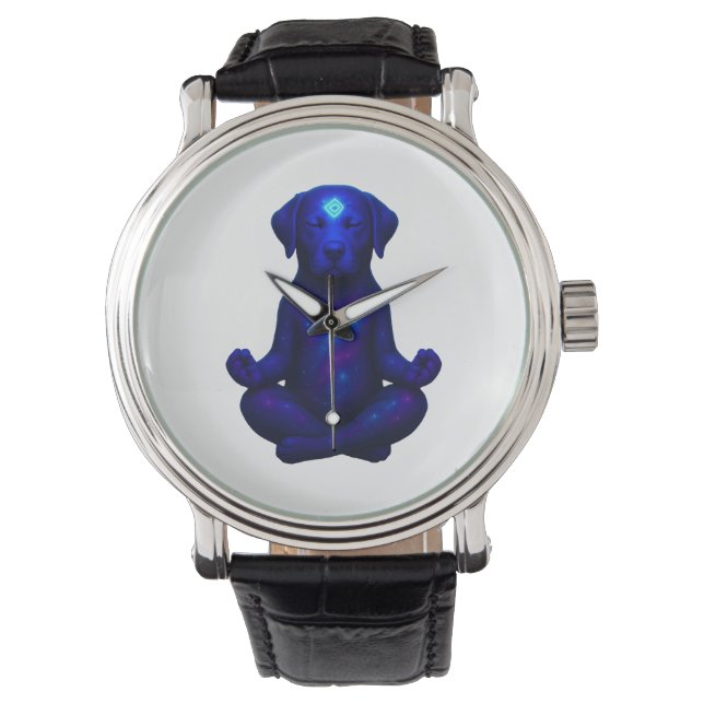 Reloj De Pulsera Crayon Chaos – Funny Brussels Griffon Dog Meme Des (Anverso)