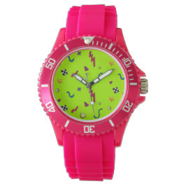 Reloj De Pulsera Crazy 80s - Patrón