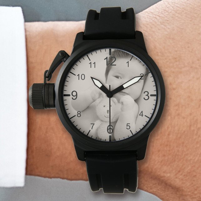 Reloj De Pulsera Crea tu propia foto Personalizado moderna (Subido por el creador)