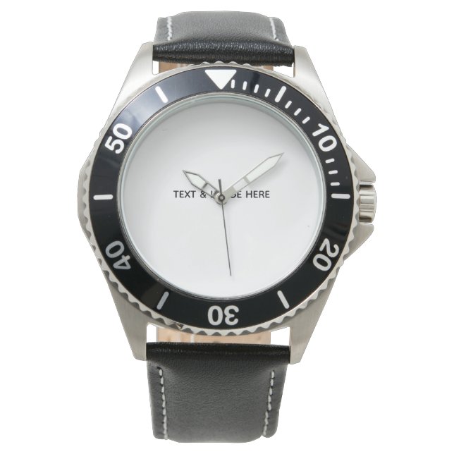 Reloj De Pulsera Crea tu propio blanco (Anverso)