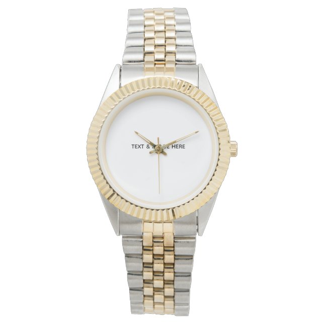 Reloj De Pulsera Crea tu propio blanco (Anverso)