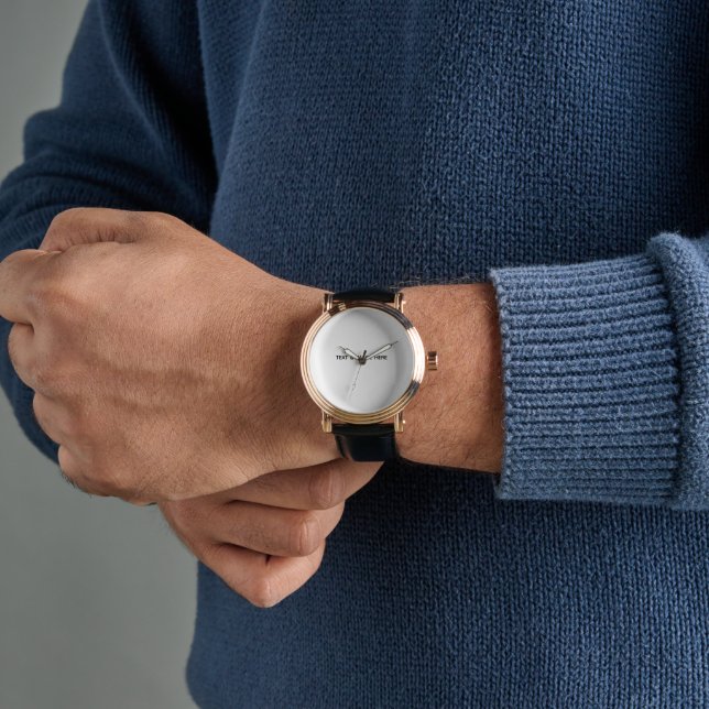 Reloj De Pulsera Crea tu propio blanco (Muñeca)