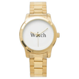Reloj De Pulsera Crea tu propio brazalete de oro unisex oversized