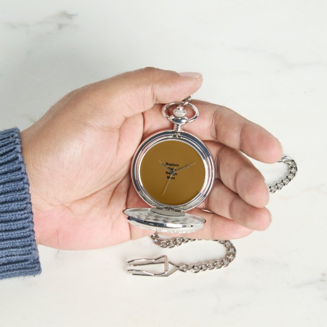 Reloj De Pulsera Crea tu propio marrón (Mano)